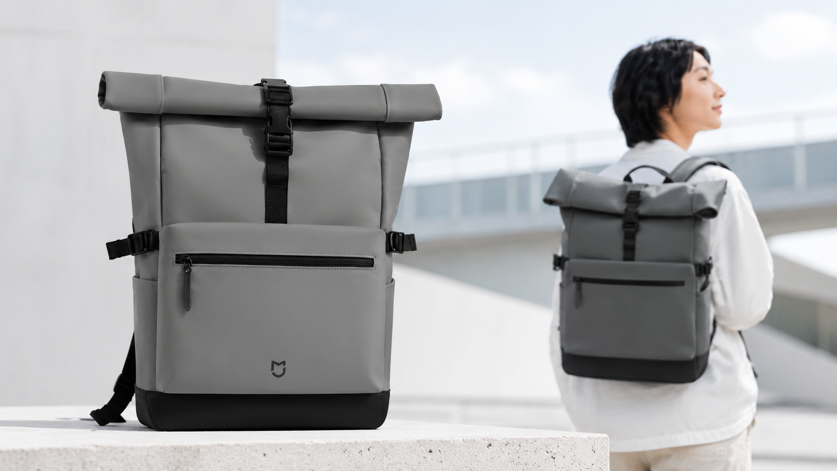 کوله شیائومی Xiaomi Mijia Rolled-edge Casual Backpack MJXXB01RM