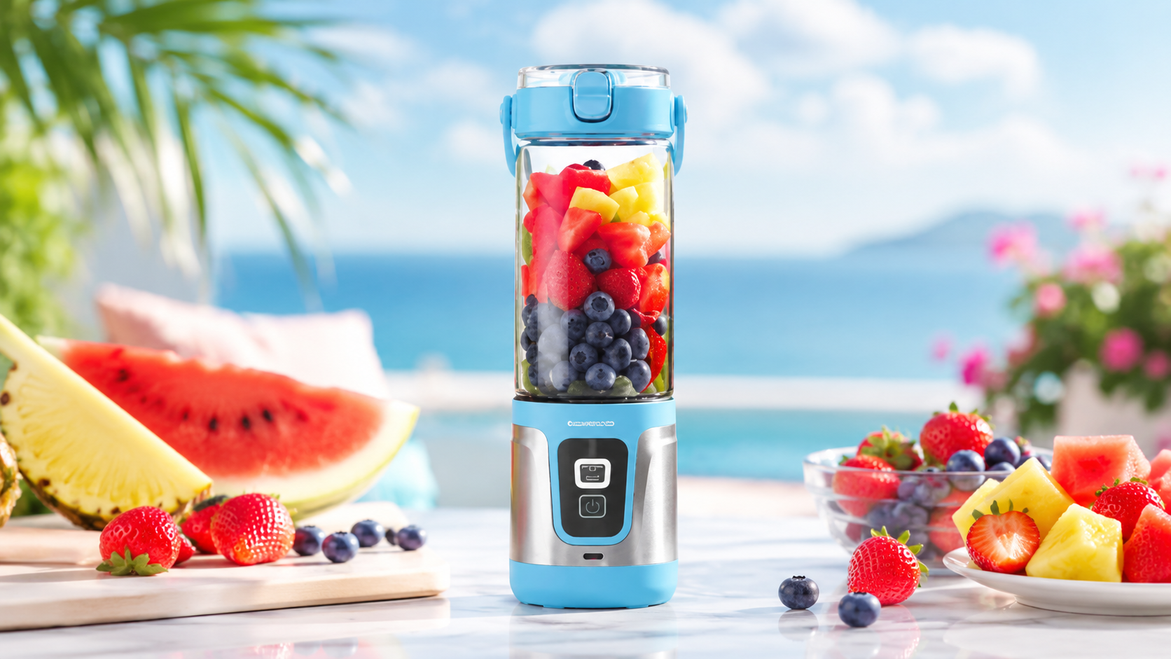 مخلوط کن و بلندر پاورولوژی Powerology Duomix Portable Blender PWPB27BK